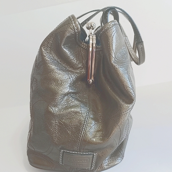 Coach Metallic Shoulder Bag - Picture 4 of 13